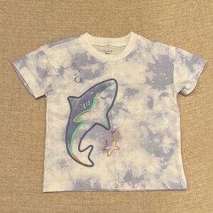NWOT Carter's‎ Blue and White Shark Tee